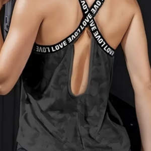 CrissCrossed Long not Cropped Tank Top